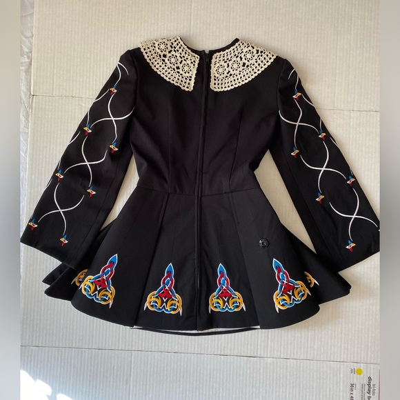 Irish Step Dance Costume with Cape Piece Custom Design Size XS - Picture 12 of 16